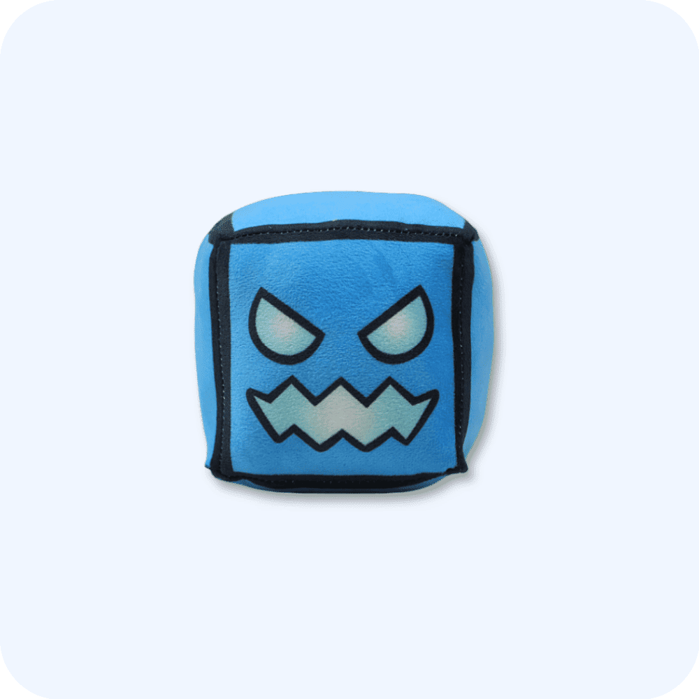 Blue Devil Geometry Dash Plush Blue Devil Geometry Dash Plush