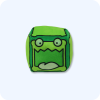 Cube Geometry Dash Plush