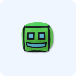 Green Geometry Dash Plush