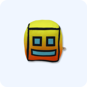 Orange Geometry Dash Plush