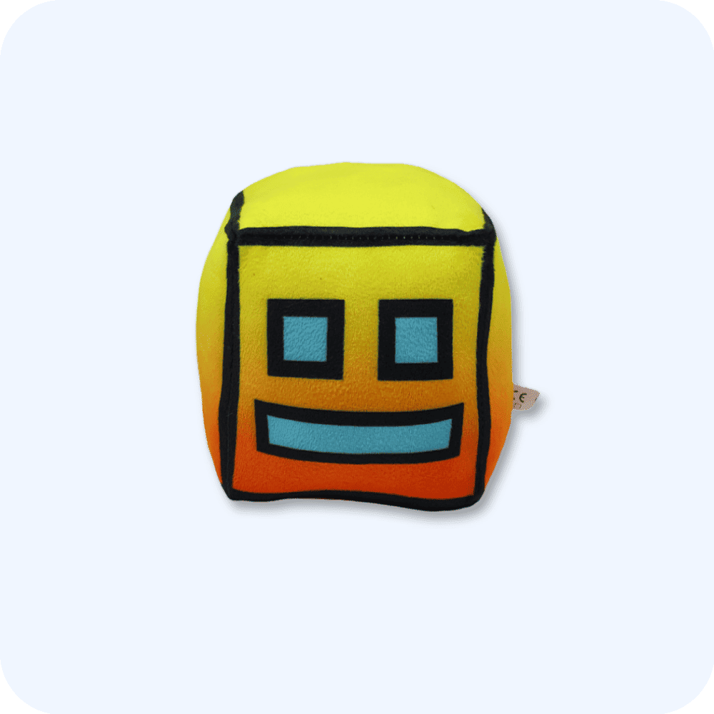 Orange Geometry Dash Plush Orange Geometry Dash Plush
