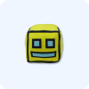 Yellow Geometry Dash Plush