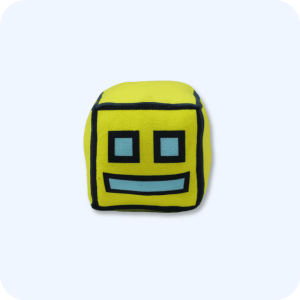 Yellow Geometry Dash Plush